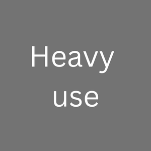 Heavy use