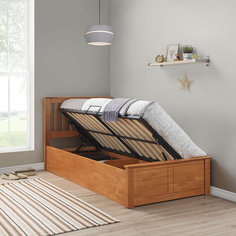 Francis Wooden Ottoman Bed