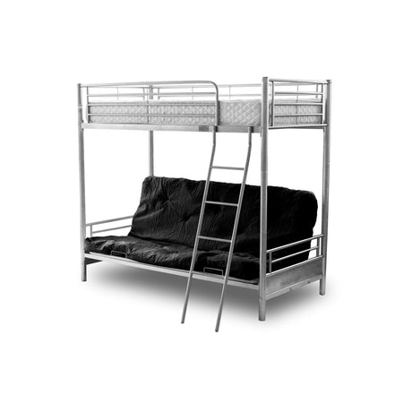 Alaska Futon Bunk Bed Silver