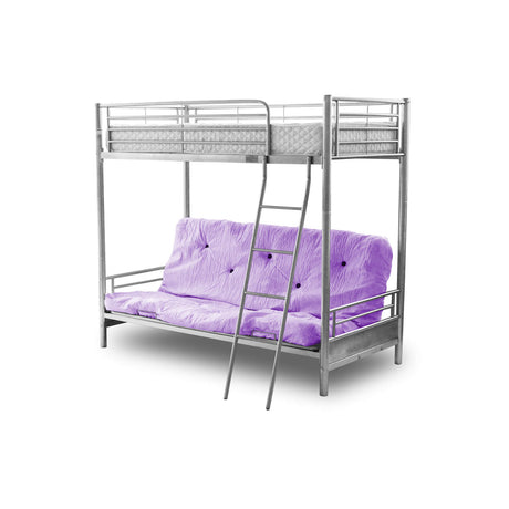 Alaska Futon Bunk Bed Silver