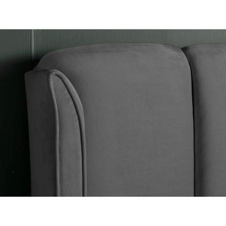 Aurora Velvet Ottoman Bed