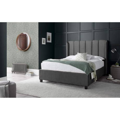 Aurora Velvet Ottoman Bed