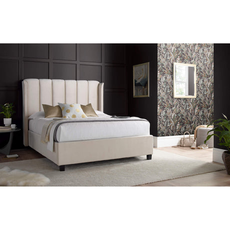 Aurora Velvet Ottoman Bed