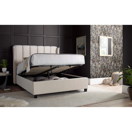 Aurora Velvet Ottoman Bed