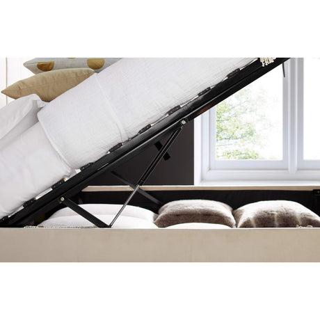 Aurora Velvet Ottoman Bed