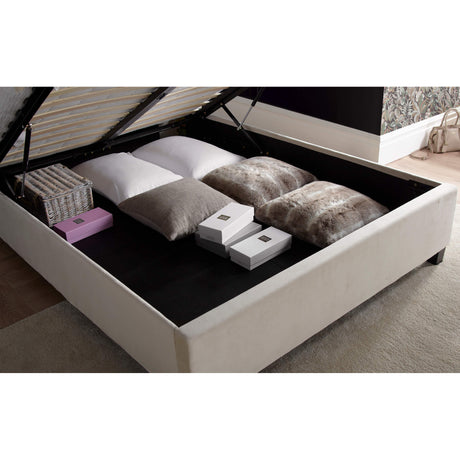 Aurora Velvet Ottoman Bed