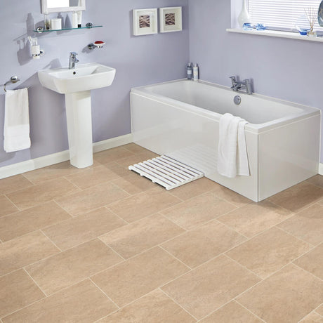 Karndean Knight Tile Gluedown Bath Stone ST12
