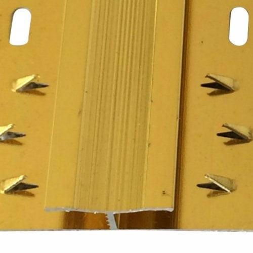 9ft Dual Edge (Double) Door Bar Polished Simbrass