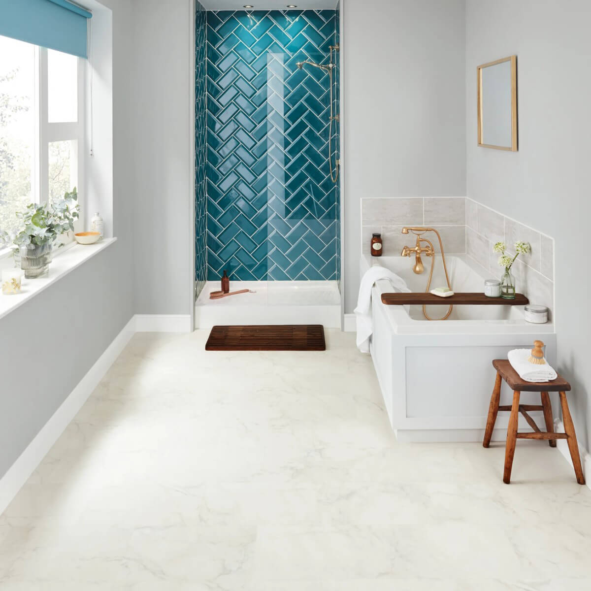 Karndean Knight Tile Gluedown Frosted Marble ST26