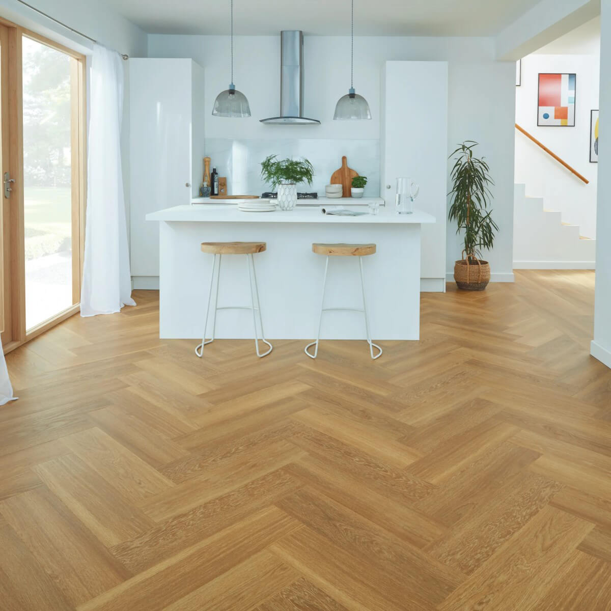 Karndean Van Gogh Gluedown Golden Brushed Oak SM-VGW122T