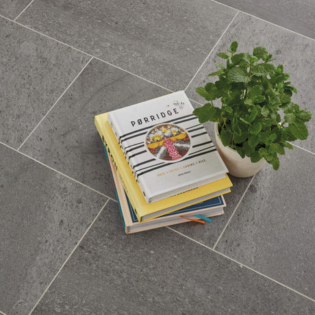 Karndean Knight Tile Gluedown Honed Charcoal Slate ST19