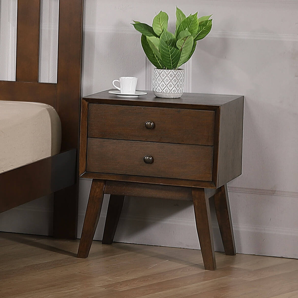 Kempton Bedside Solid Hardwood