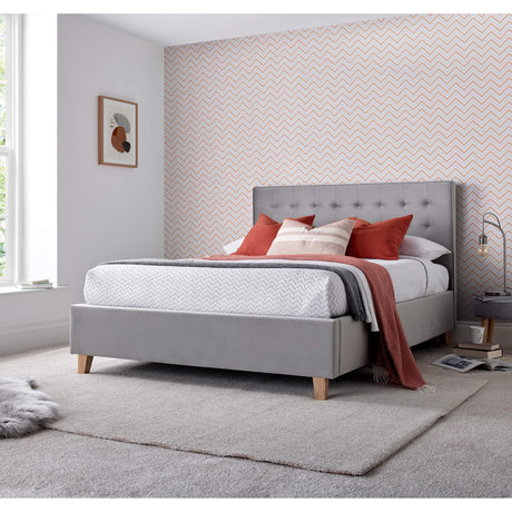 Kingham Velvet Ottoman Bed
