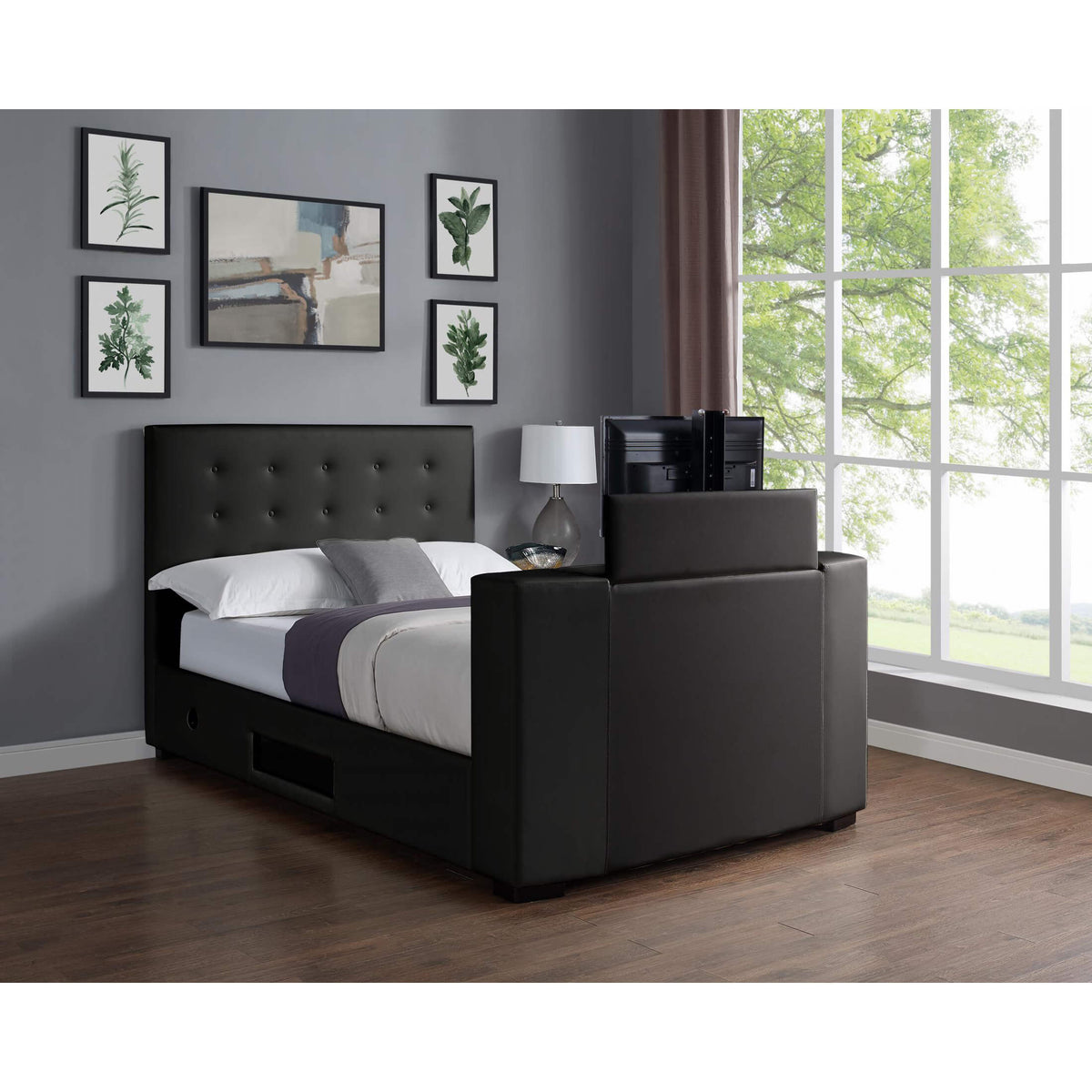 Marbella TV Bed PVC Bed