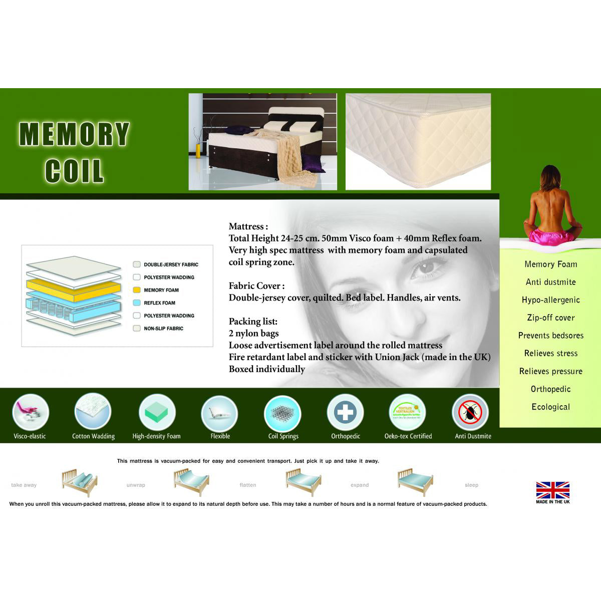 Memory Coil Mattress