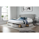 Newton Velvet 4 Drawer Storage