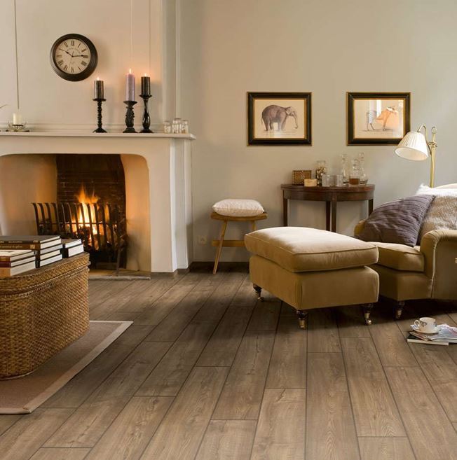 Quickstep Impressive Ultra Scraped Oak Grey Brown
