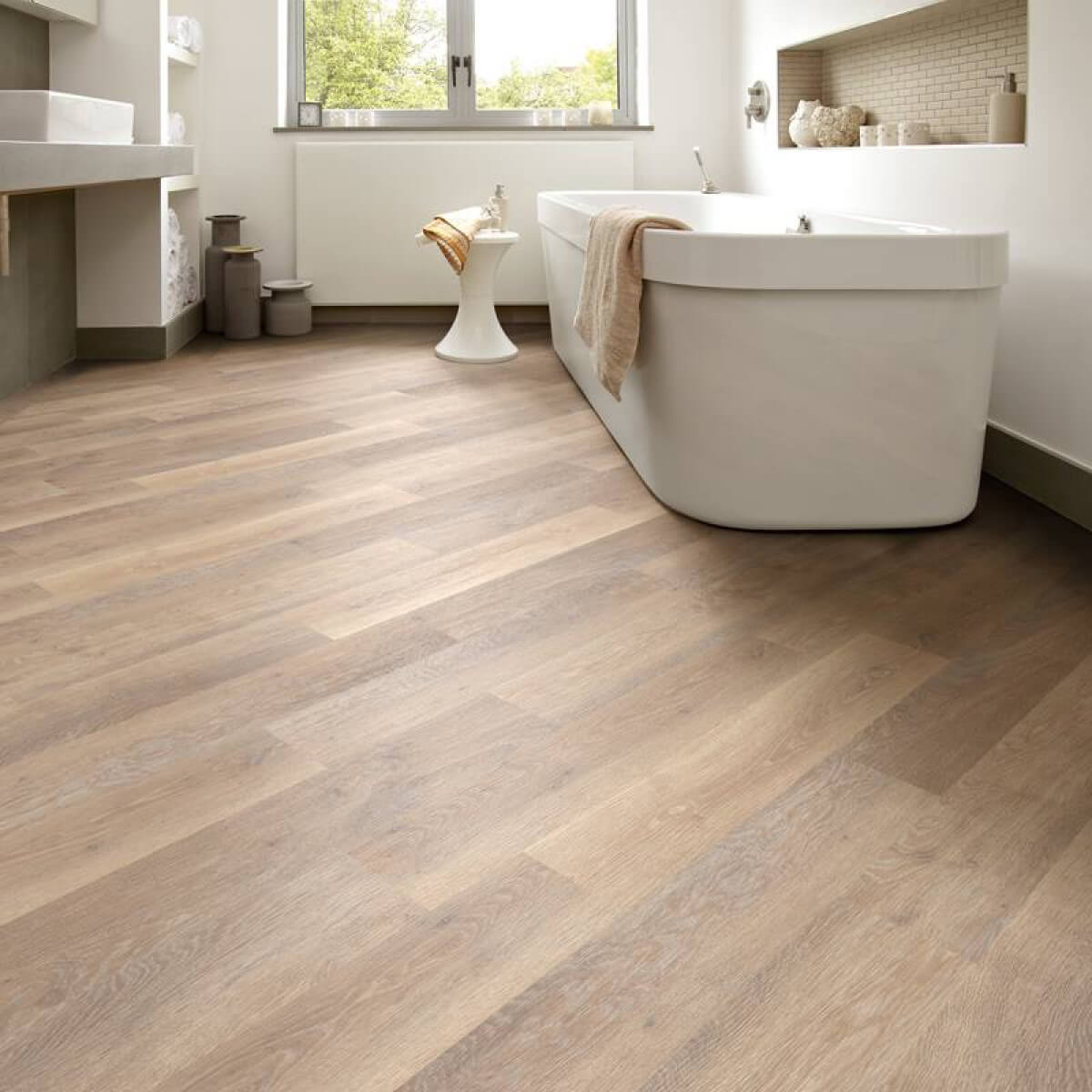 Karndean Knight Tile Gluedown Rose Washed Oak KP95