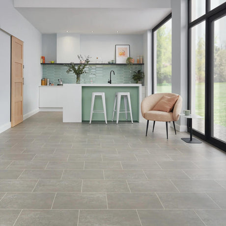 Karndean Knight Tile Gluedown Smoked Concrete ST22