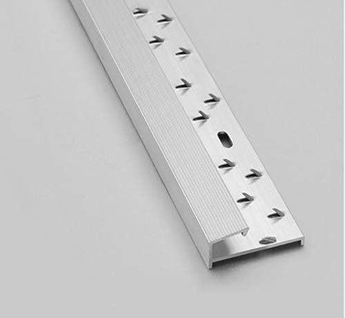 9ft Square Edge Raised Door Bar Polished Aluminum