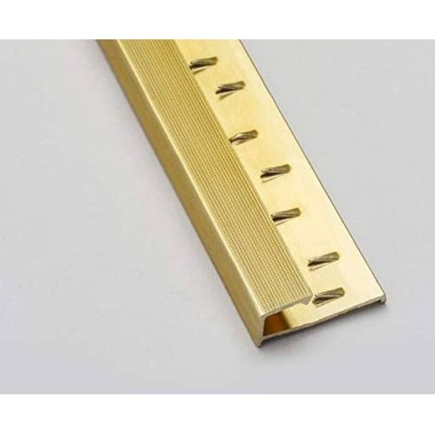 9ft Square Edge Raised Door Bar Simbrass