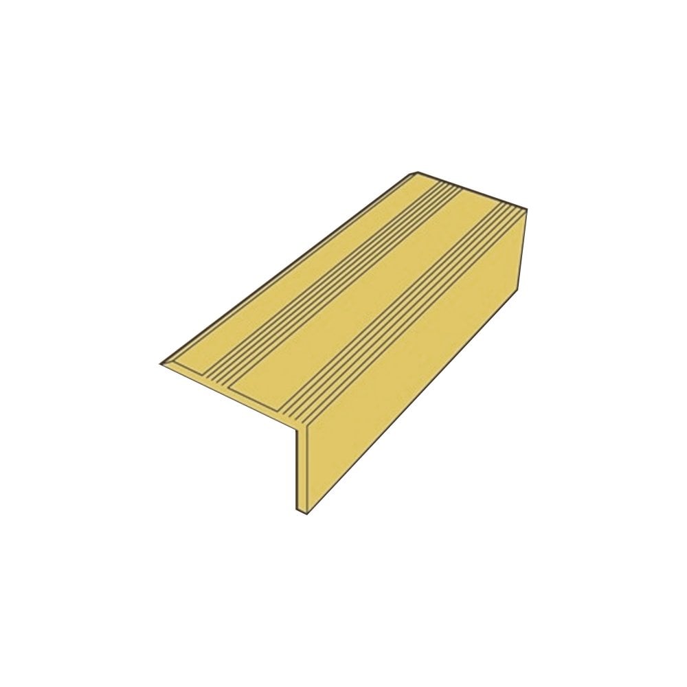3ft Stick Down Nosing (End Cap) 14mm Matt Gold