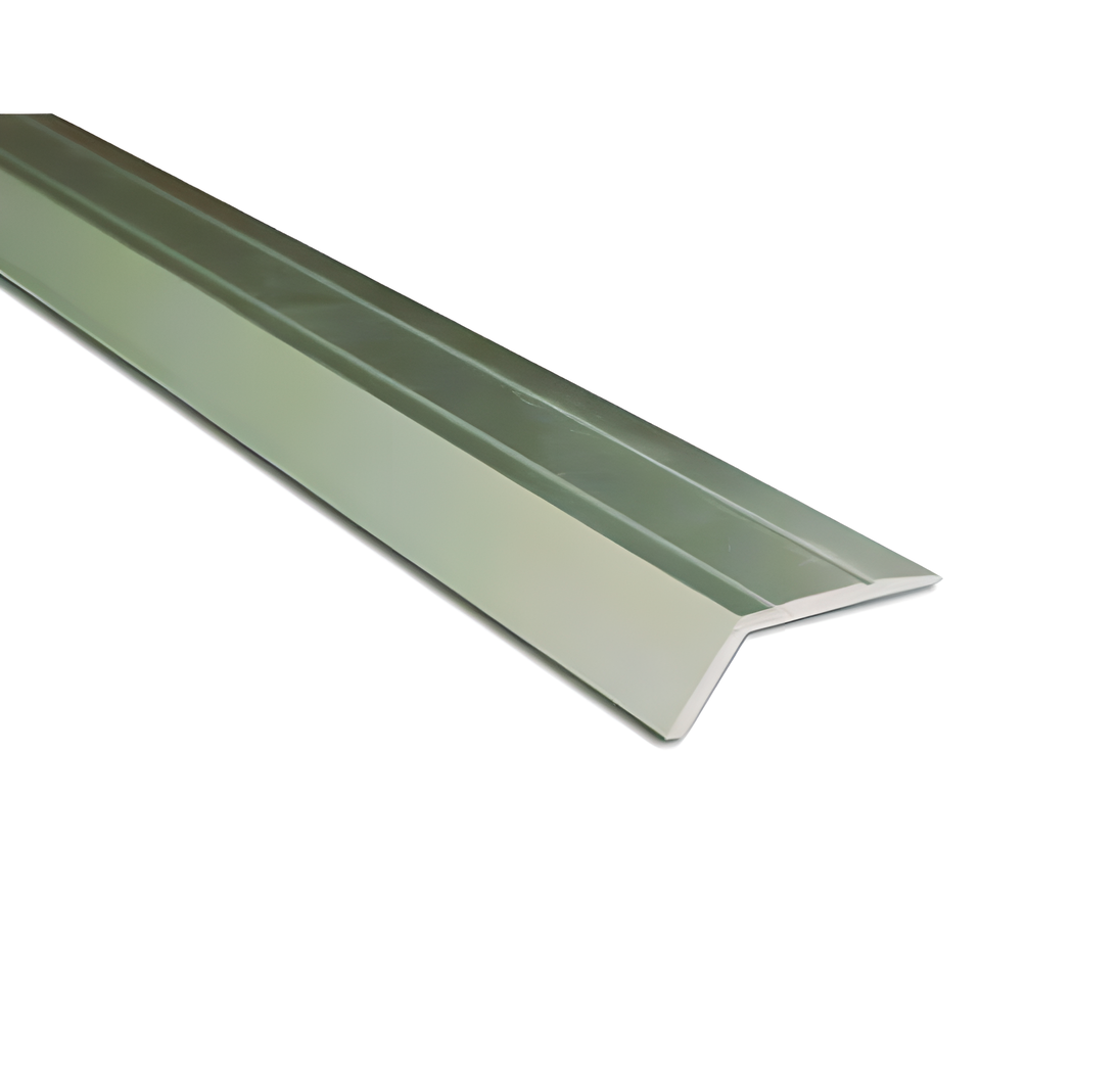 9ft Stick Down Nosing (End Cap) 8mm Matt Gold