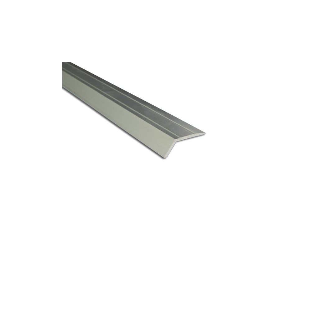 3ft Stick Down Sloping Edge (Ramp) 8mm Matt Silver