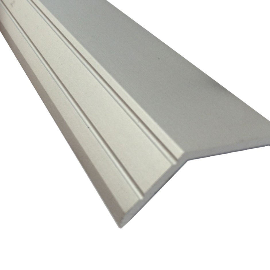 9ft Stick Down Sloping Edge (Ramp) 14mm Matt Silver
