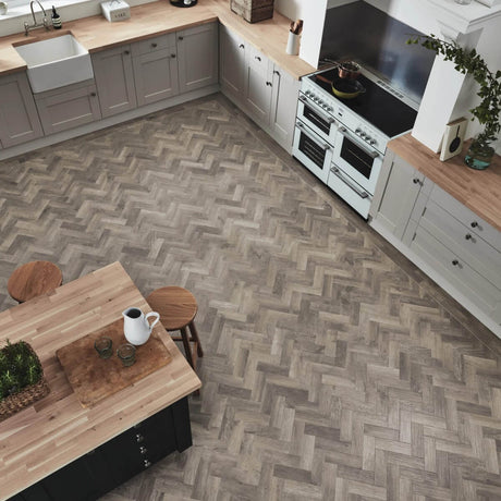 Karndean Art Select Storm Oak Parquet AP07
