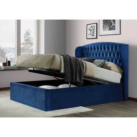 Warwick Velvet Ottoman Bed