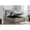 Wilson Oatmeal Fabric Ottoman Bed