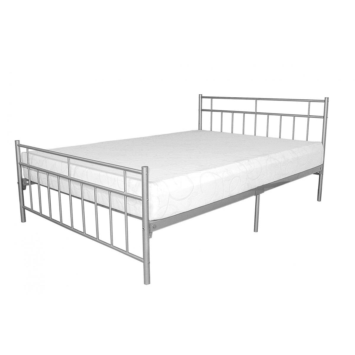 Davina Metal Bed Silver