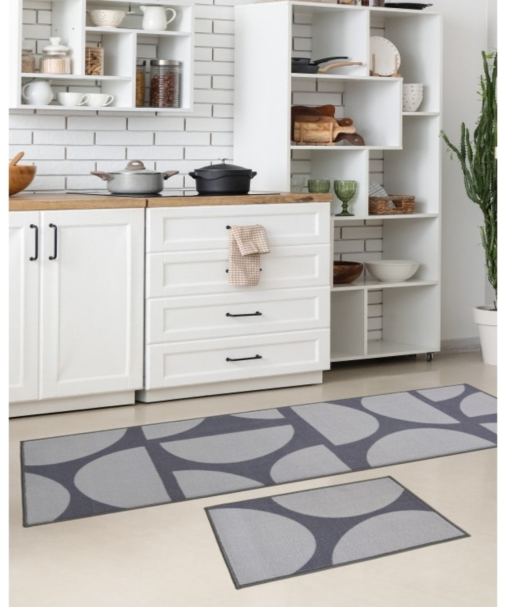 Deco Half Circle  (free doormat 057cm x 040cm) Rug