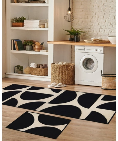Deco Half Circle  (free doormat 057cm x 040cm) Rug