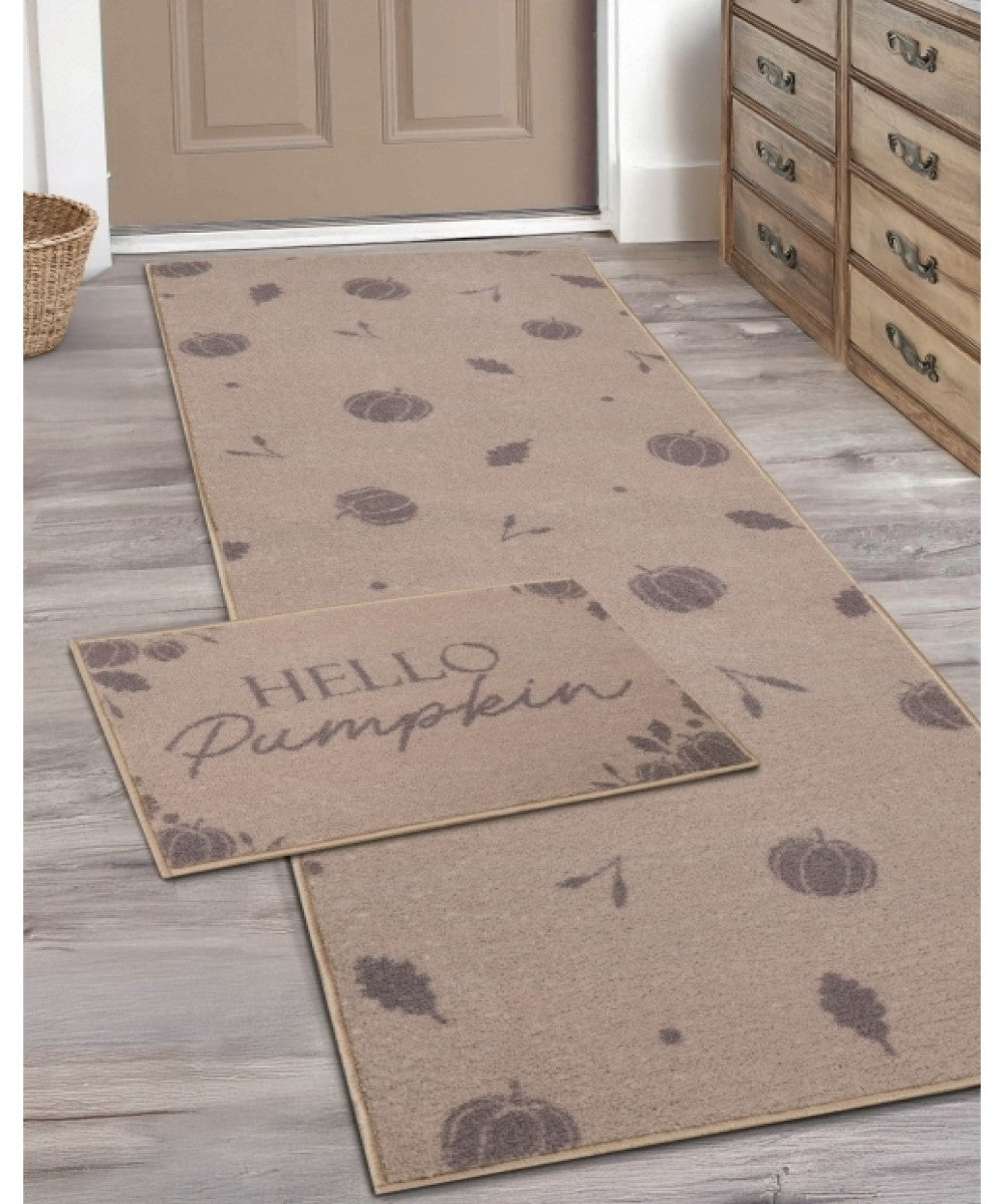 Deco Hello Pumpkin (free doormat 057cm x 040cm) Rug