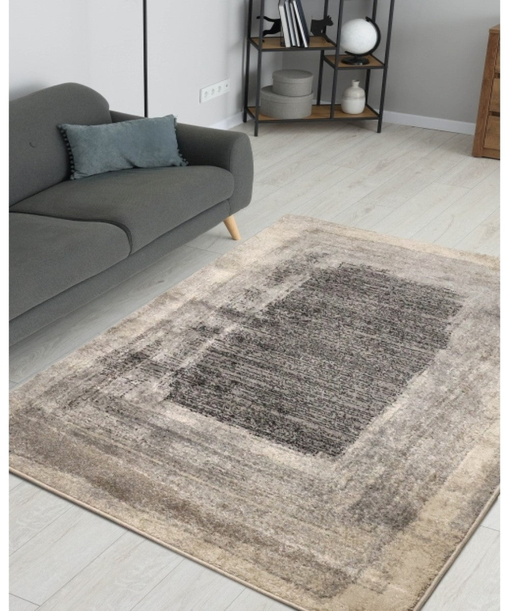 Freya Border Grey Rug