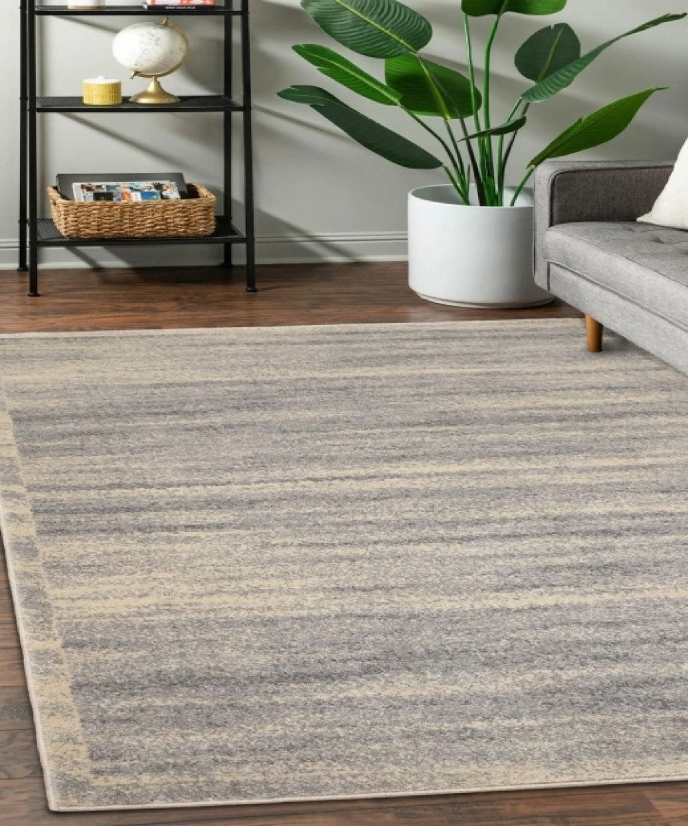 Freya Textured Border Rug