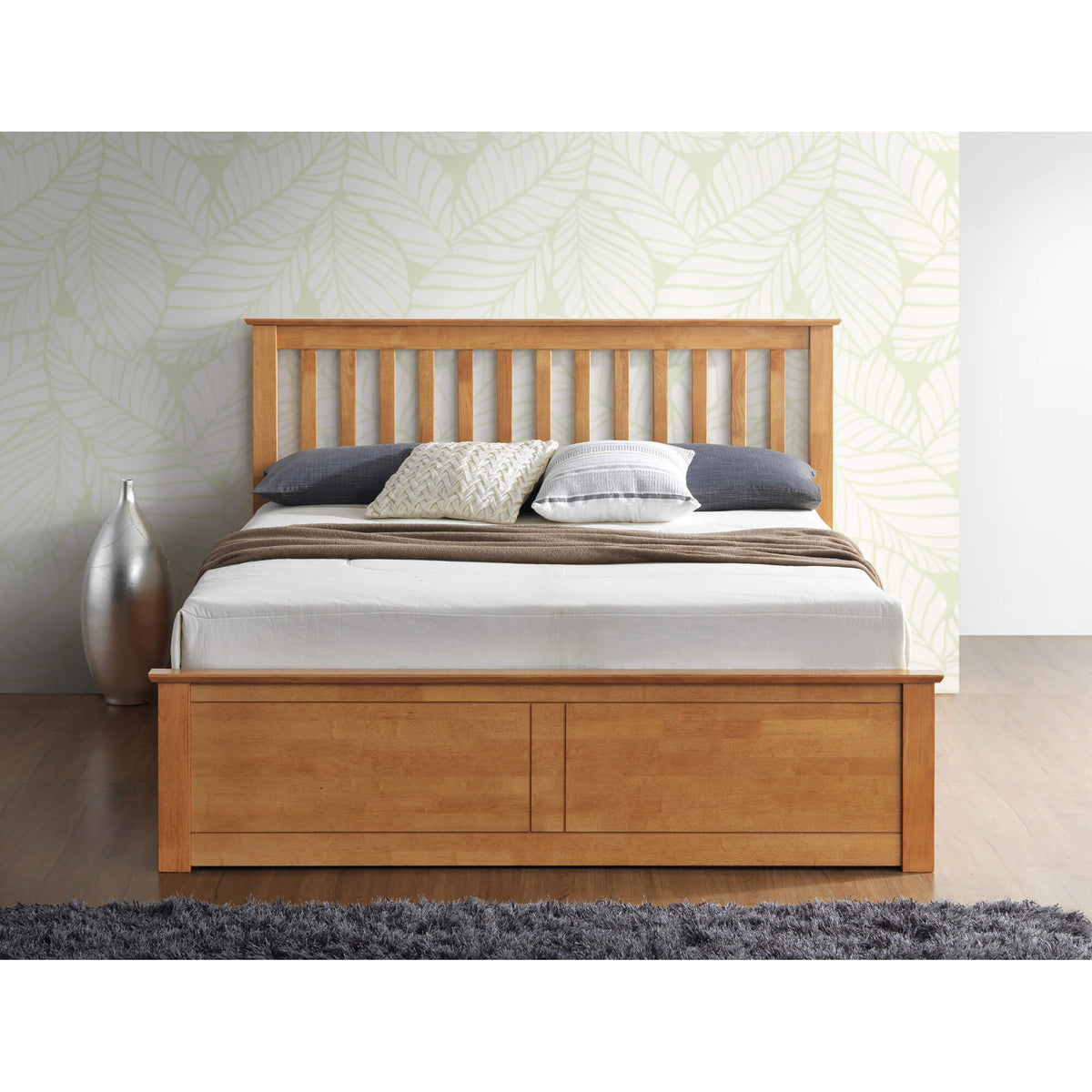 Malmo Wooden Ottoman Bed